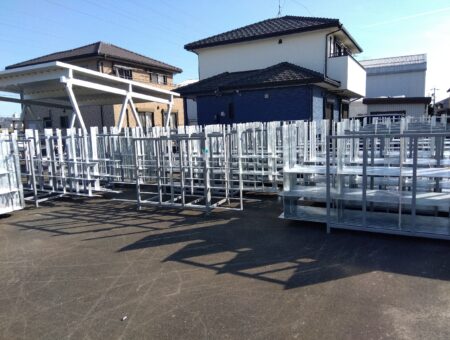 岐阜県岐阜市　スチール手摺　溶融亜鉛メッキ　製作完了　設計